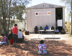 APY Lands Anangu, feeling threatened, took turns to air their views