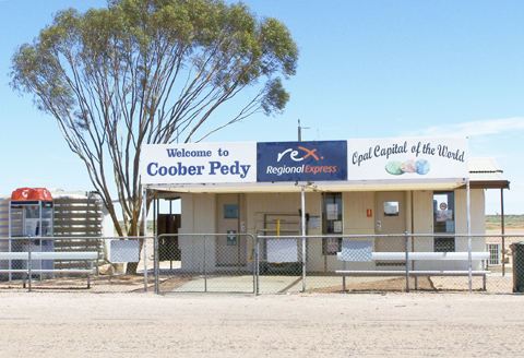 Coober Pedy Airport - Welcome to the Opal Capital of the World