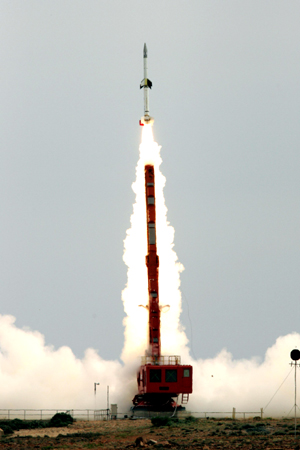 HyShot liftoff “clean”, in previous Scramjet trials. Photo: Chris Stacey, The University of Queensland