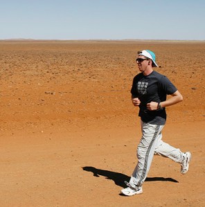 Grant Maxwell ran 35km and was the First Runner in