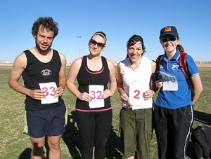 CPAS Teachers all smiles as they prepare for the big BOLT