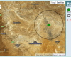 Location of earthquake between Oodnadatta and William Creek