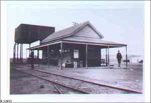 Historic Copley train station - freight and passenger services are a key part of regions recovery